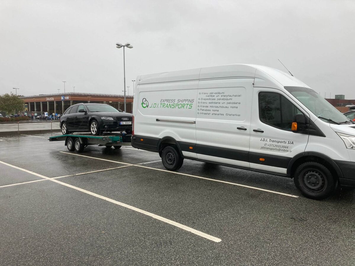 jdi transports - mikroautobuss ar piekabi